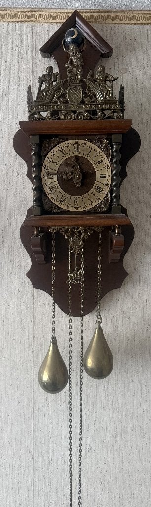 Zaanse wandklok, Antiek en Kunst, Antiek | Klokken, Ophalen