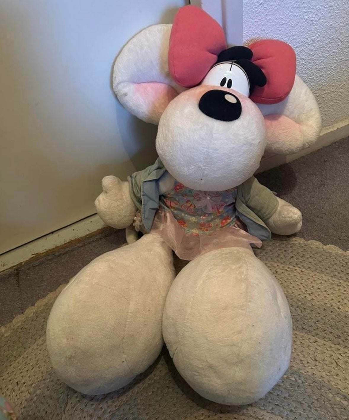 Mega XXL Diddlina knuffel van Diddl, Ophalen, Diddlina, Zo goed als nieuw, Knuffel