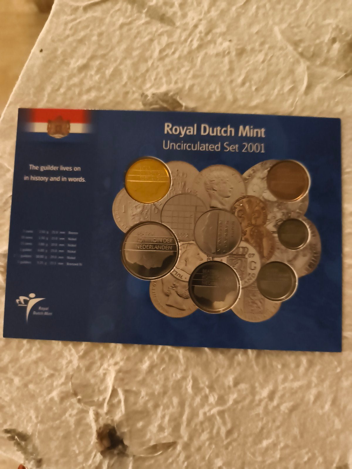 Koninklijke Nederlandse Munt Uncirculated Set 2001, Postzegels en Munten, Ophalen of Verzenden, Koningin Beatrix, Euro's, Setje