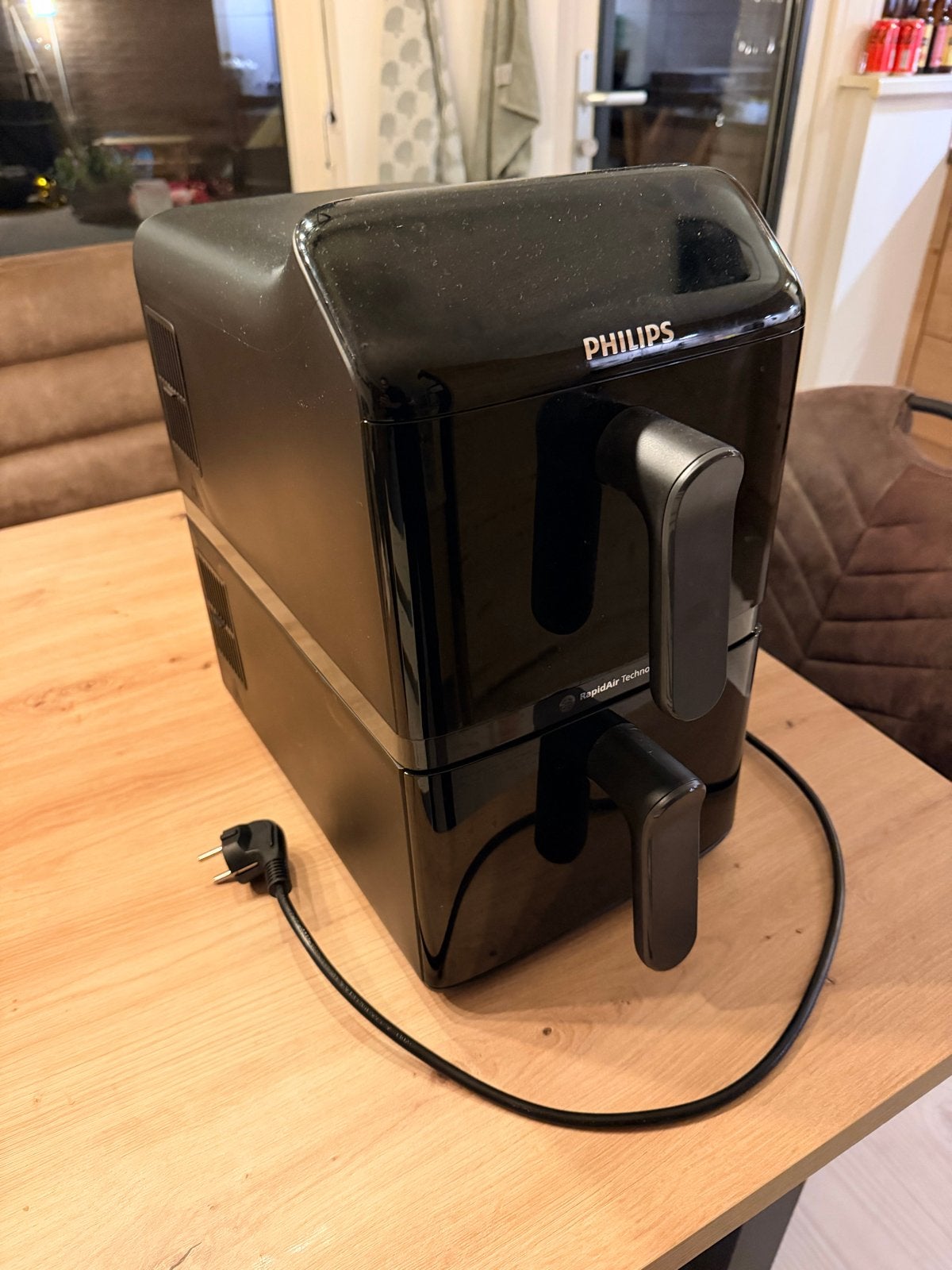 Philips Dual-Stacked Dubbele Airfryer 4000 met factuur