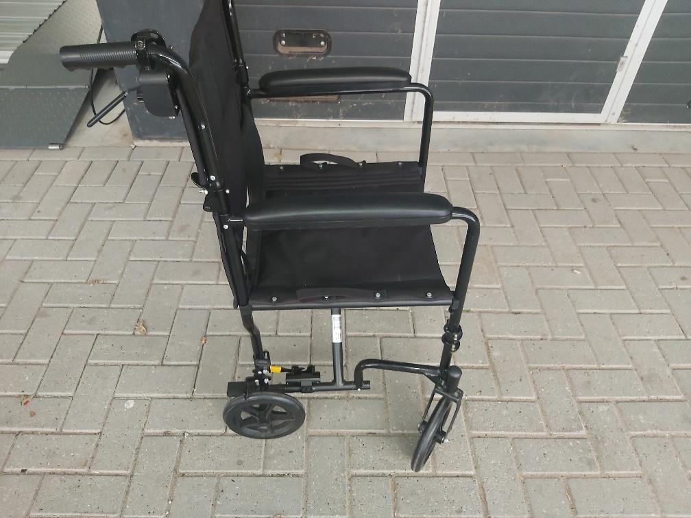 Opvouwbare rolstoel met duwhulp, Ophalen, Inklapbaar, Gebruikt, Elektrische rolstoel