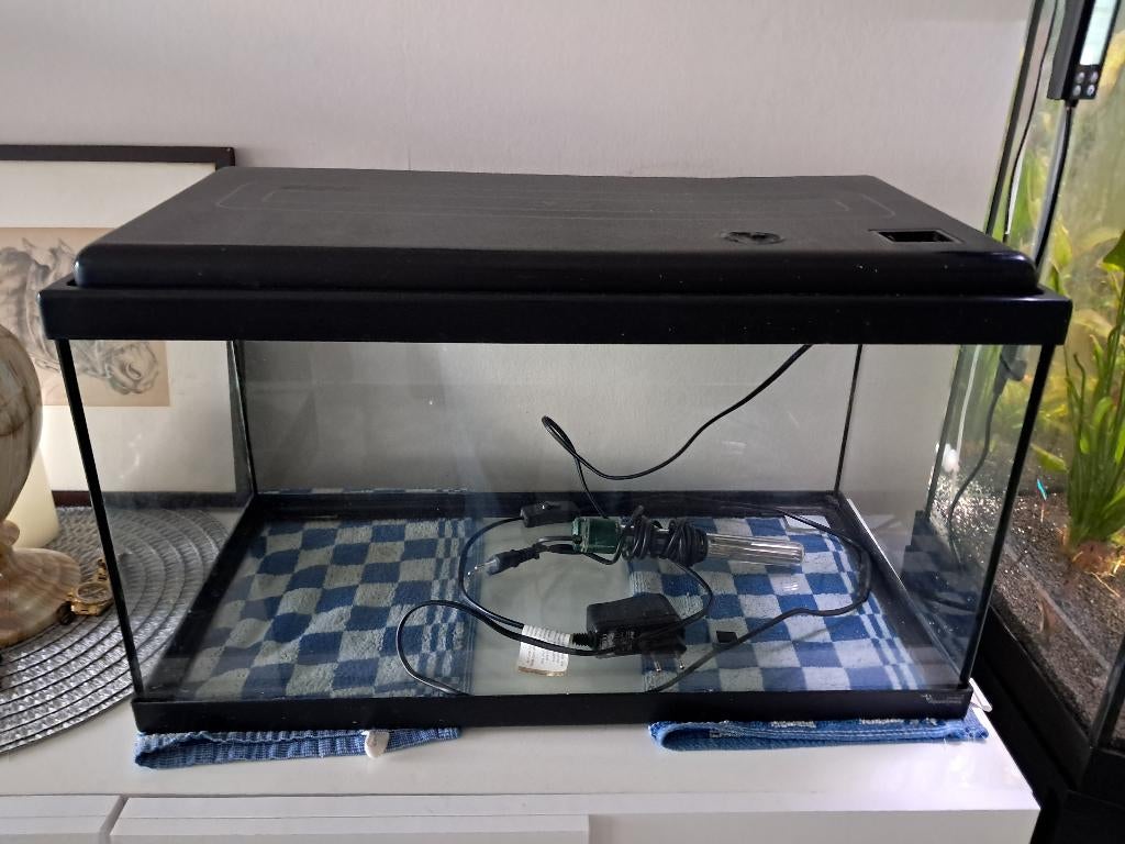 aquarium 60x32x30, Ophalen, Gebruikt, Overige merken, Verwarming