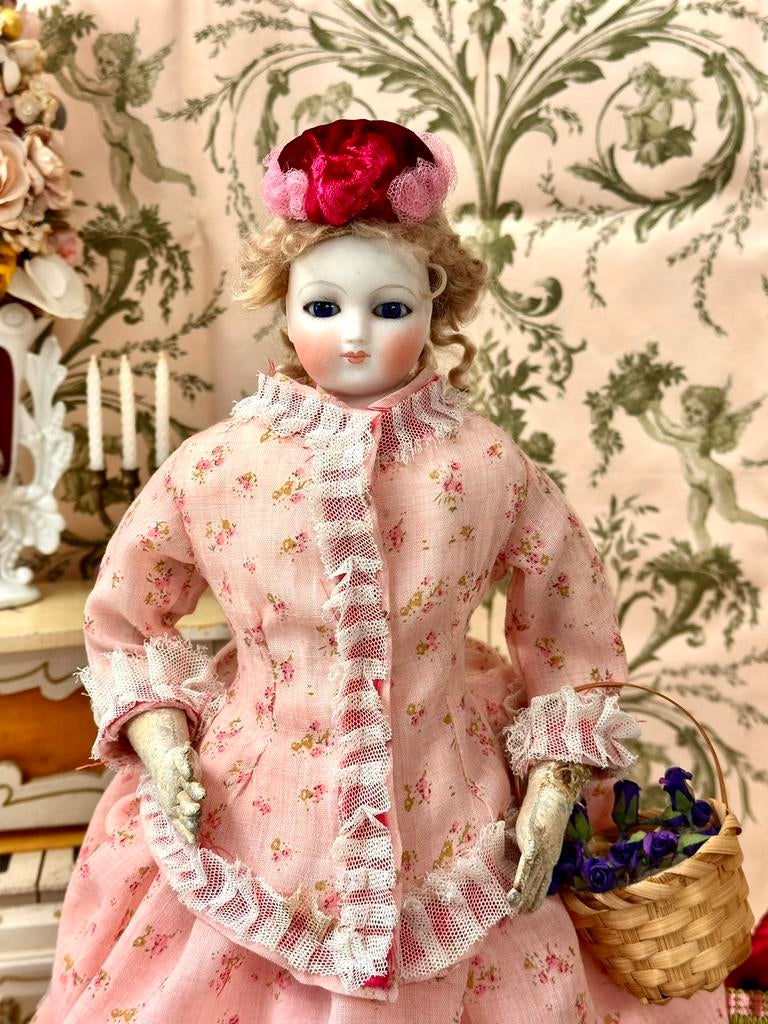 Prachtig! Antieke franse mode pop/ fashion doll., Ophalen of Verzenden