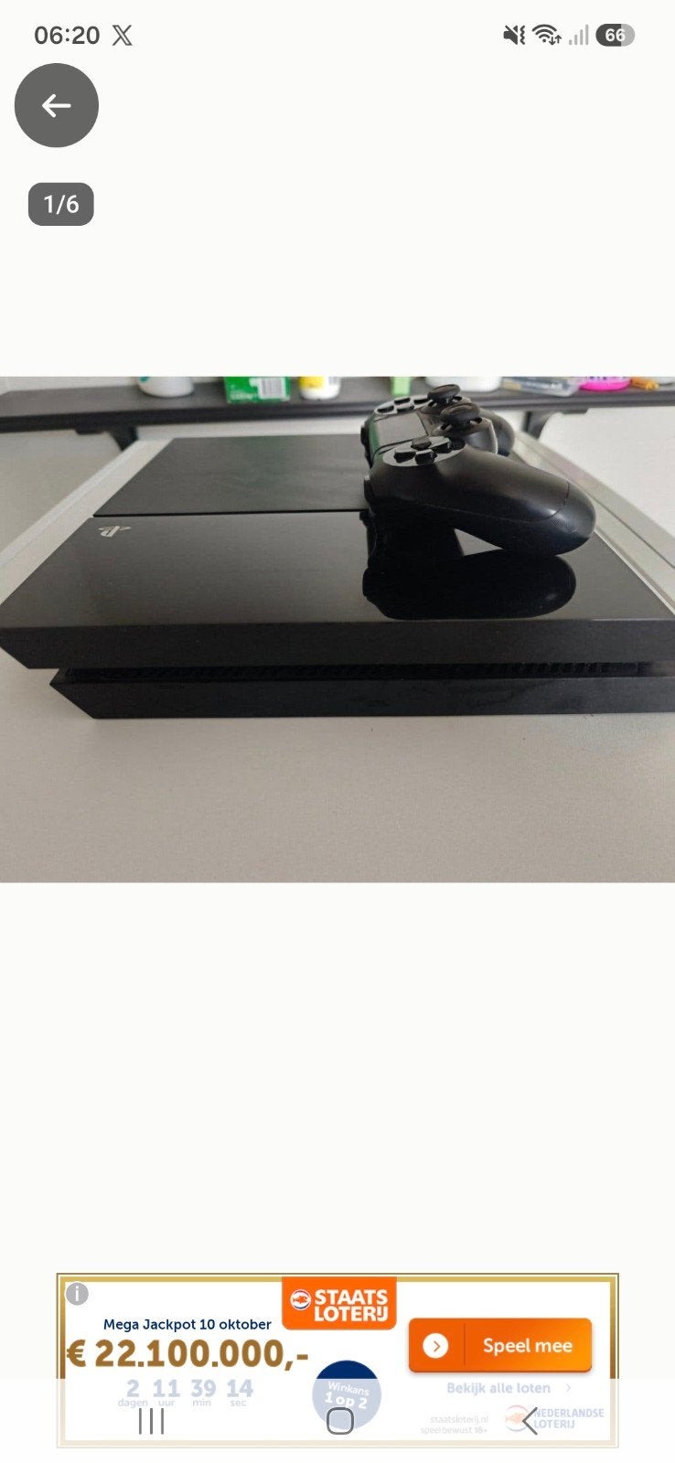ps4 met contoller, Ophalen of Verzenden