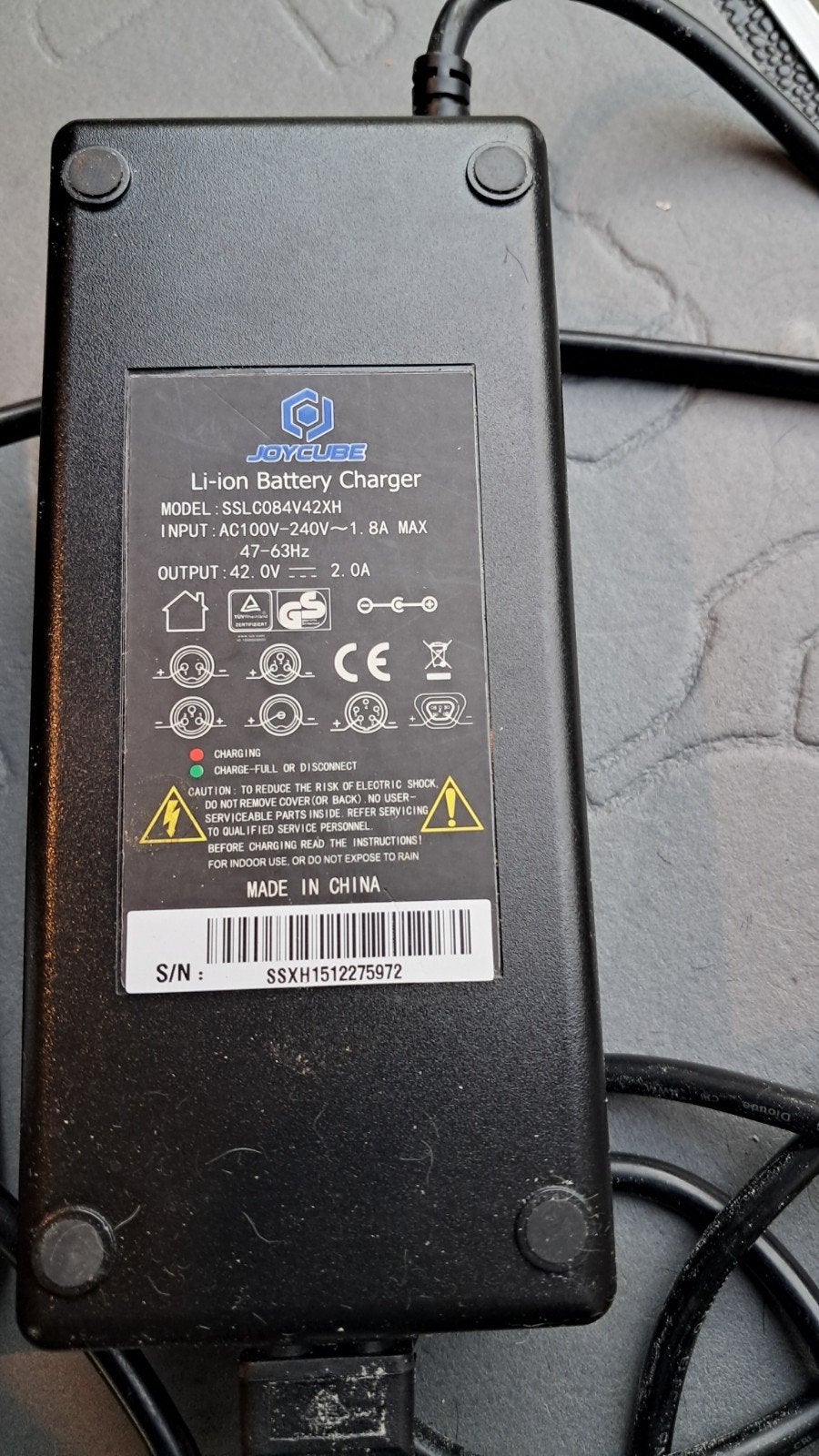 Stella acculader 5 polig 36 Volt, Ophalen of Verzenden, Gebruikt, Elektrische fiets, Stella
