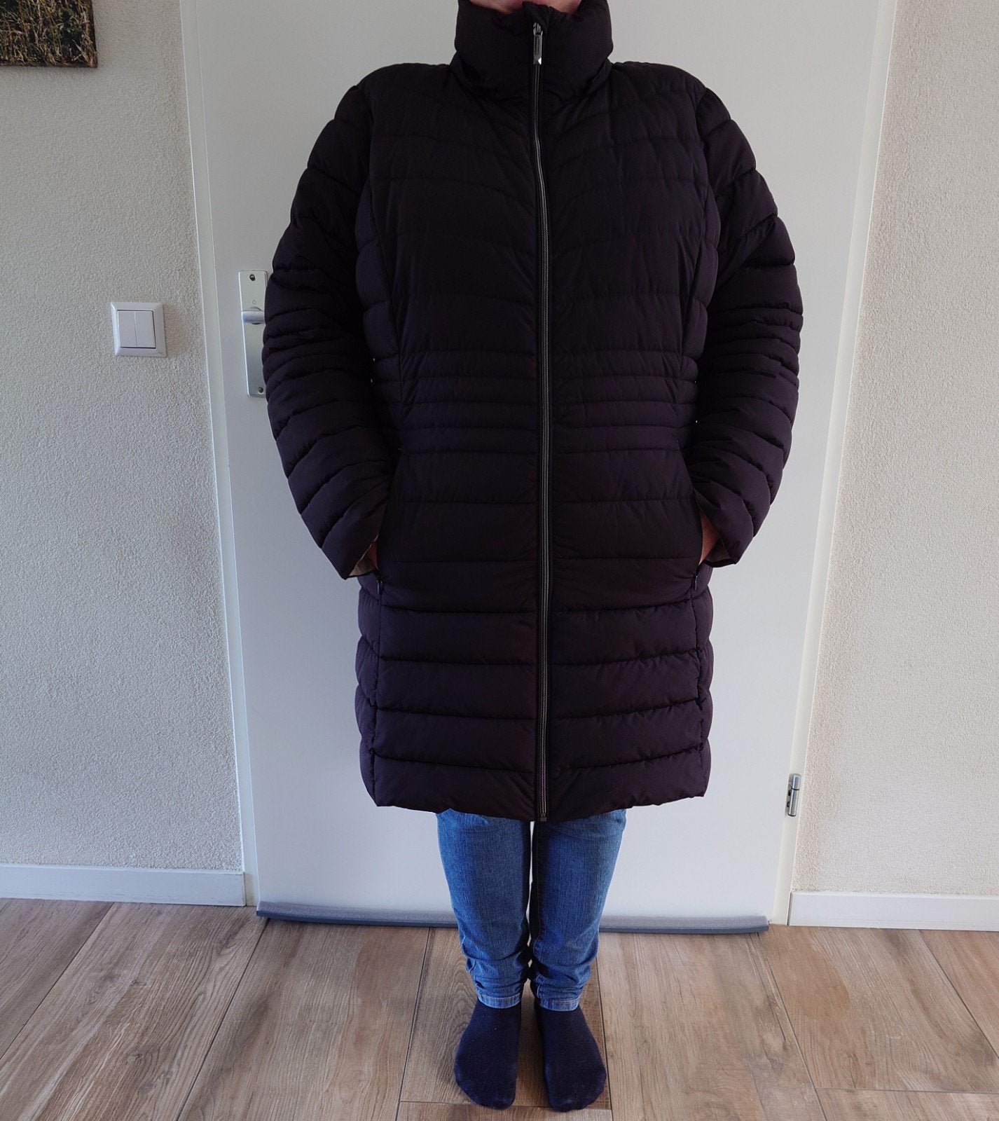 Zwarte dames herfst/ winterjas van Michael Kors maat xl, Ophalen of Verzenden