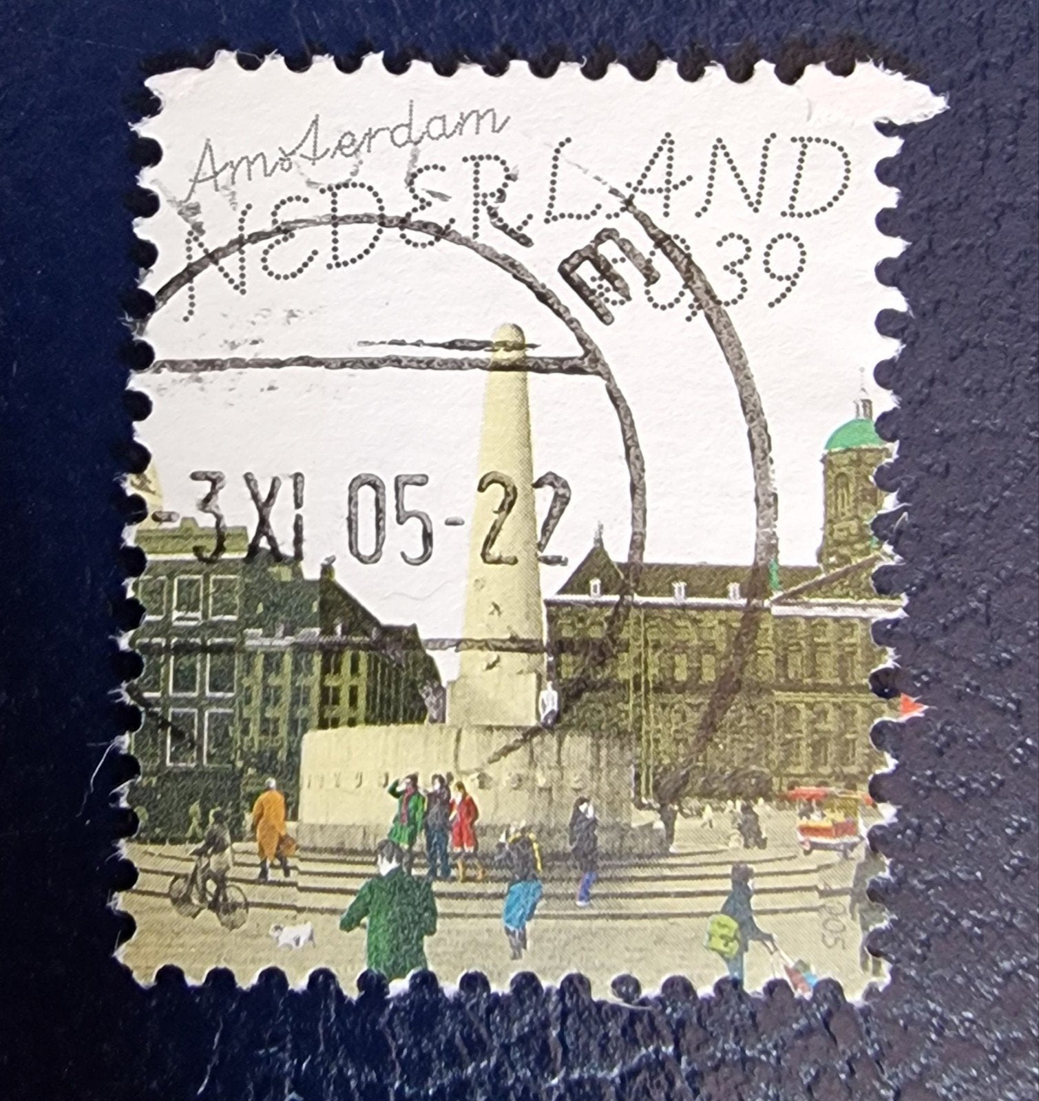 kv753 Nederlandse postzegel Amsterdam 1939 - Gestempeld, Ophalen of Verzenden, Na 1940, Gestempeld