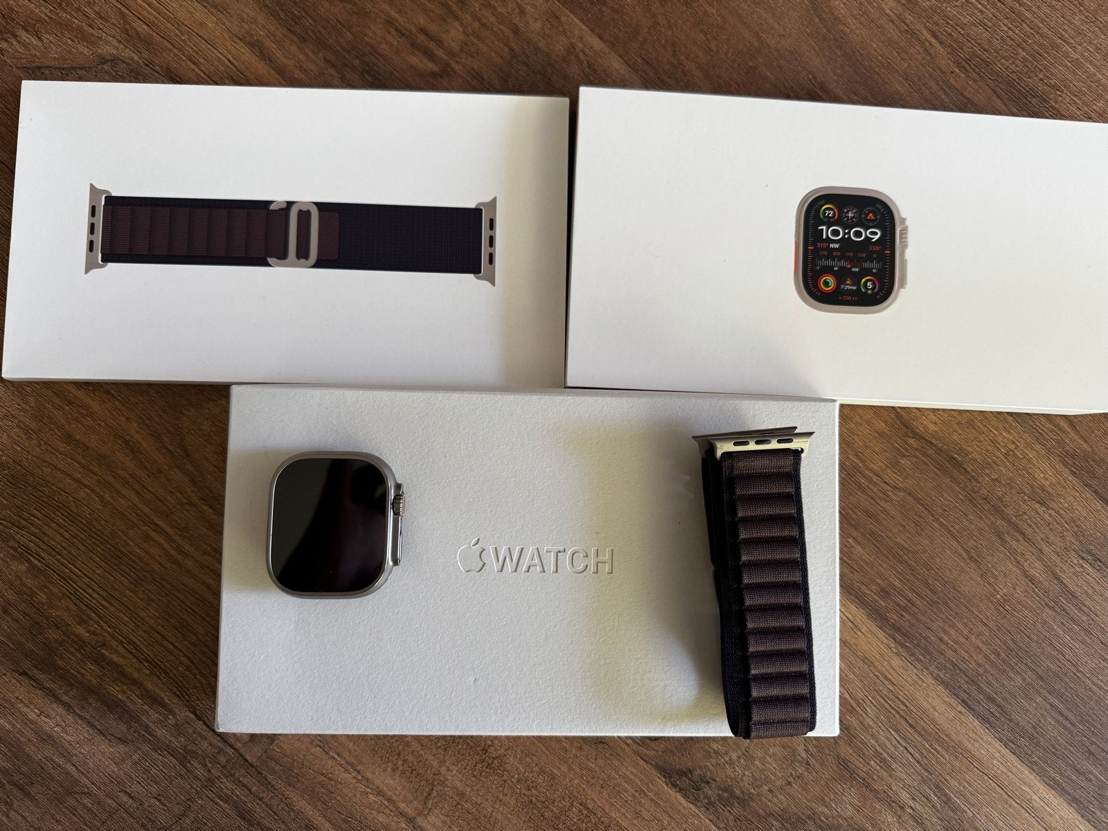 Apple Watch Ultra 49mm Titanium, Ophalen, Afstand, IOS, Zo goed als nieuw