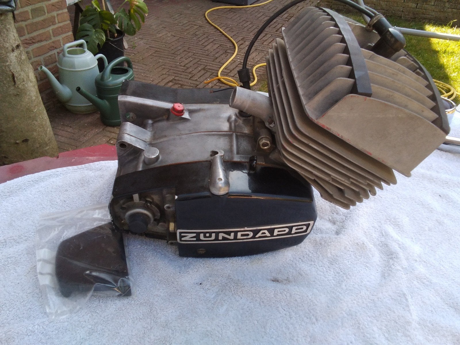 Zundapp 4-bak 50cc motorblok, Ophalen, Blok