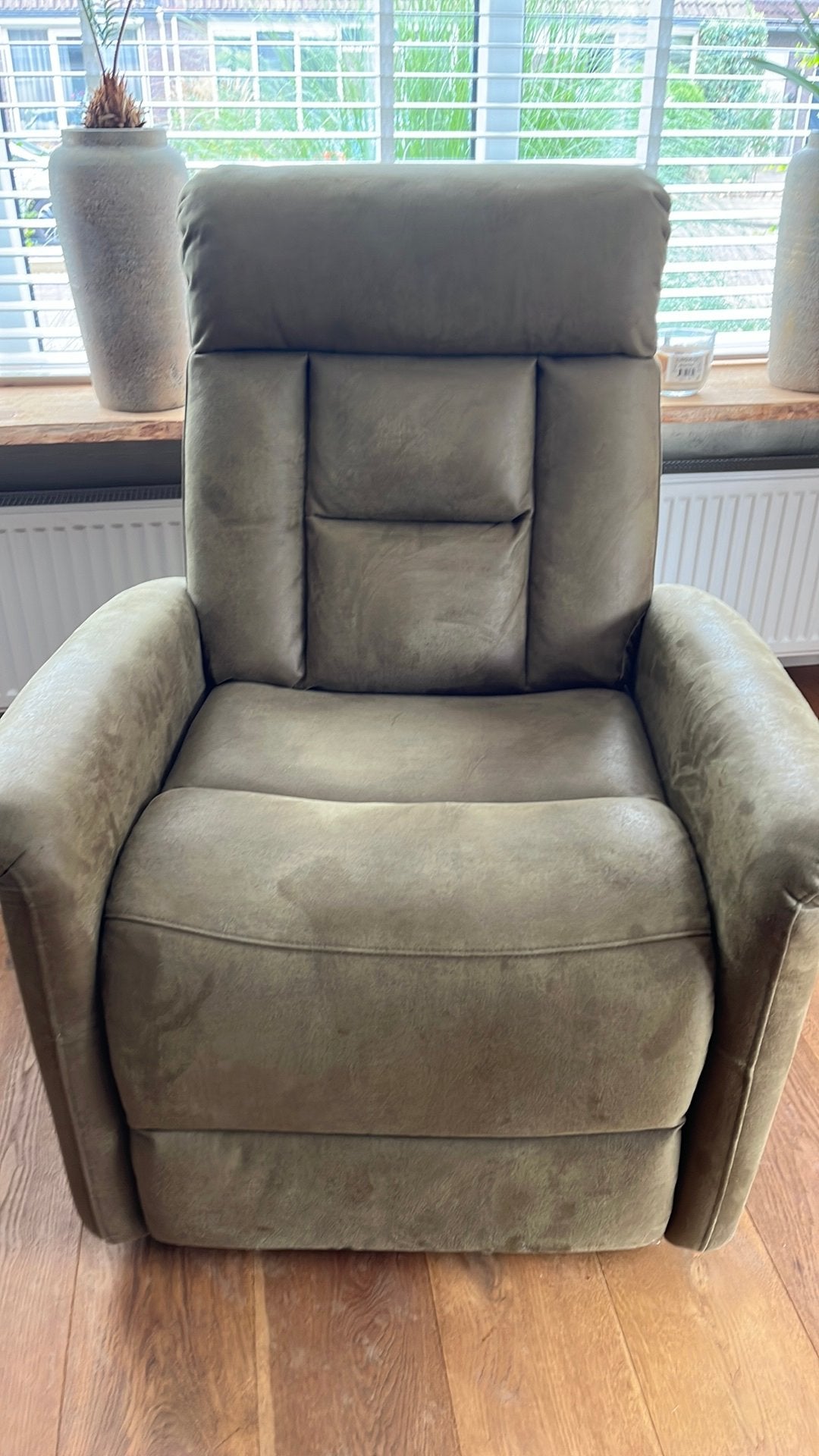 Senioren stoel, Huis en Inrichting, Fauteuils, Ophalen, Zo goed als nieuw, 75 tot 100 cm, 50 tot 75 cm