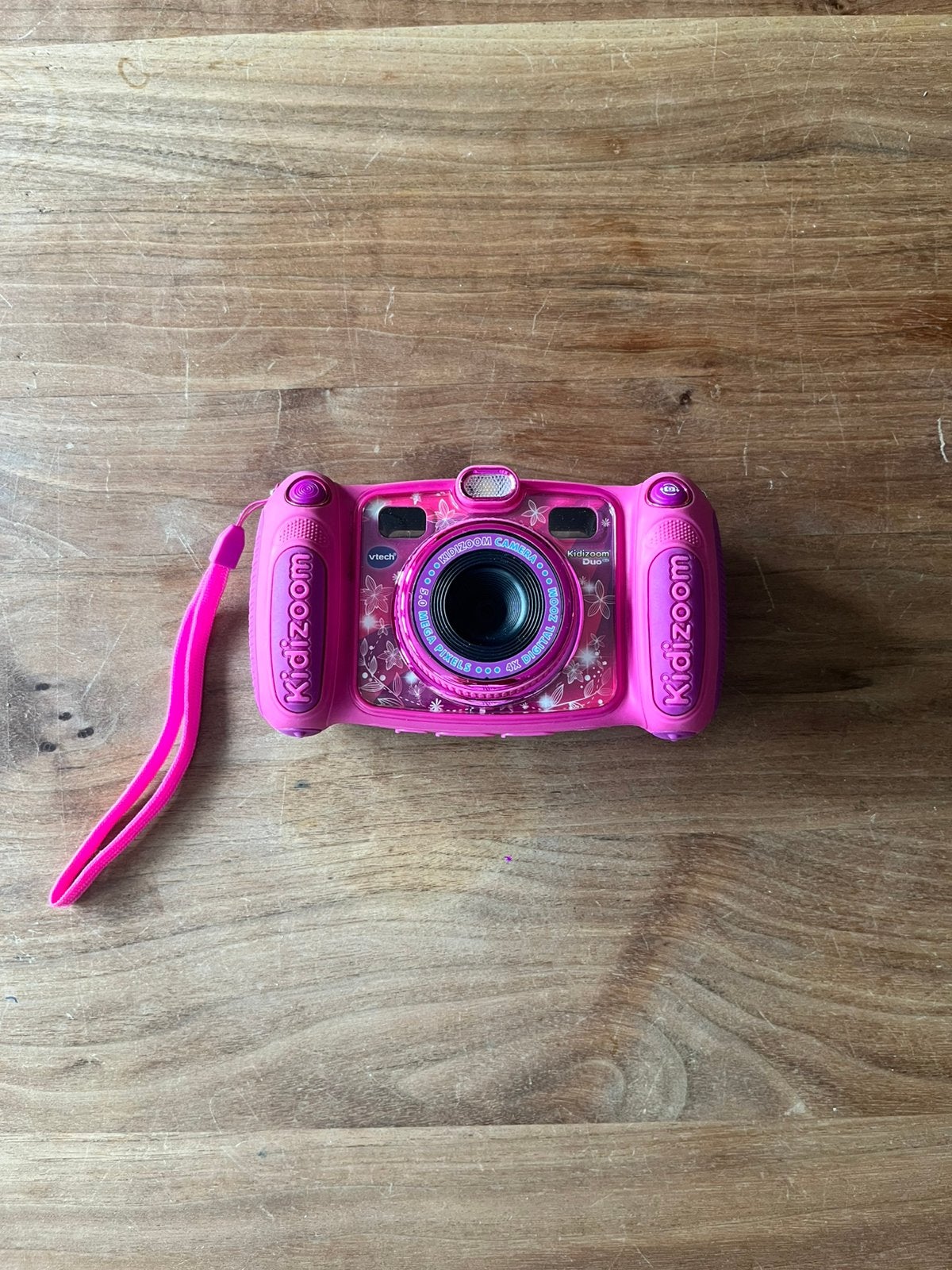 Vtech KidiZoom Duo 5.0 camera roze, Ophalen of Verzenden, Zo goed als nieuw, 6 jaar of ouder