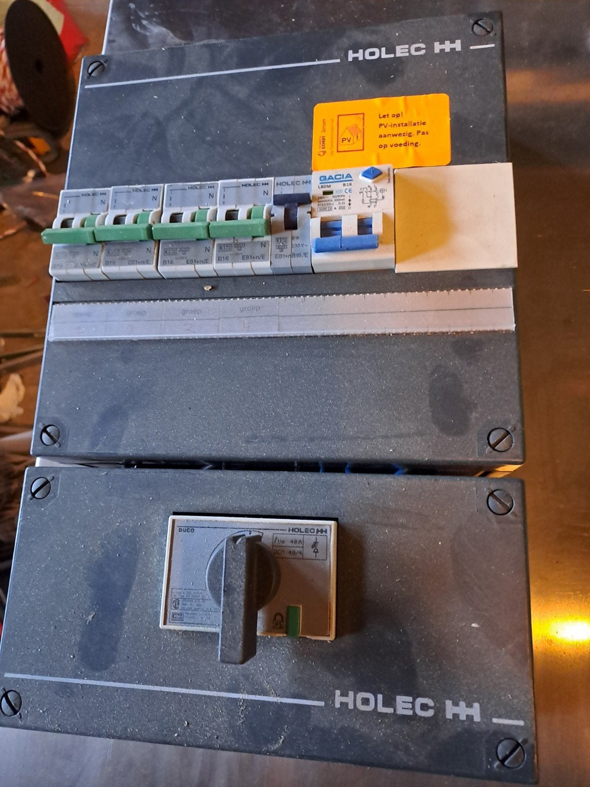 Holec Meterkast, Doe-het-zelf en Verbouw, Elektra en Kabels, Ophalen of Verzenden, Zo goed als nieuw, Overige typen