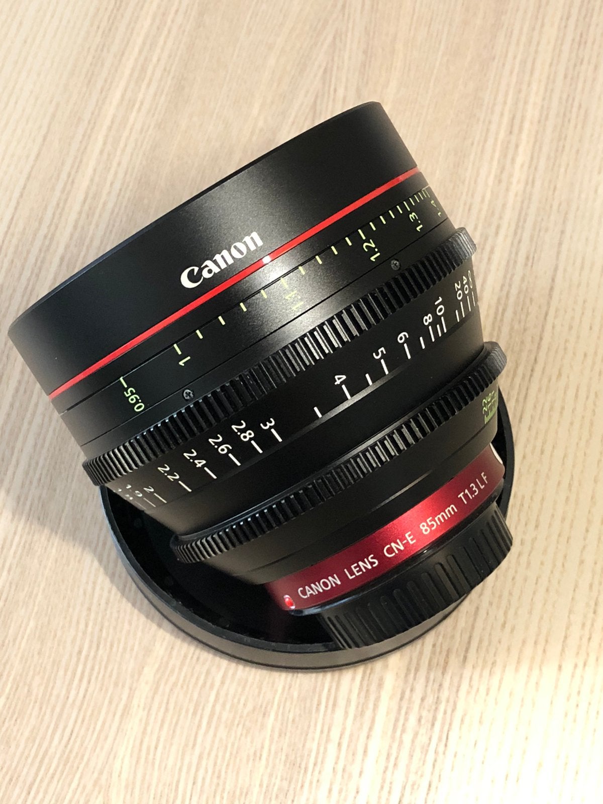 Canon CN-E 85mmT1.3 EF mount, 85 mm, Canon, Zo goed als nieuw, Canon EF