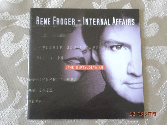 Rene Froger - Internal affairs  (CD), Ophalen of Verzenden, Zo goed als nieuw