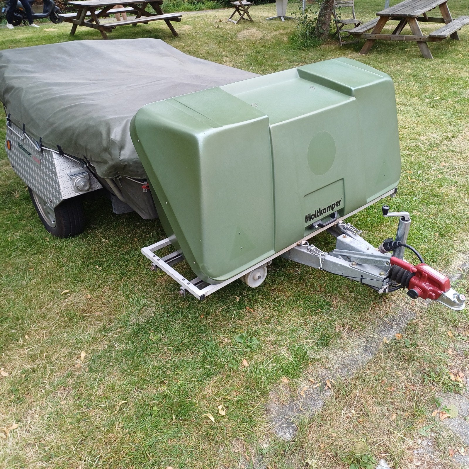 Holtkamper Cocoon 2008 met complete keuken., Caravans en Kamperen, Vouwwagens, Ophalen of Verzenden