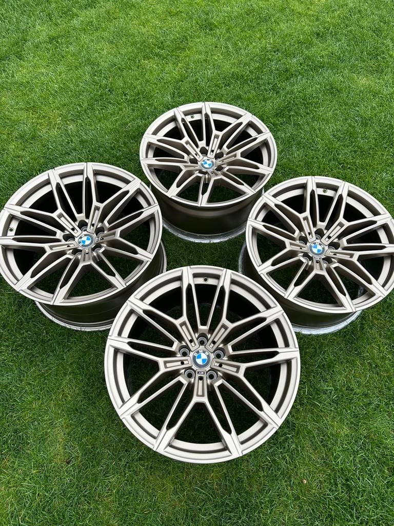 BMW M2 G87 M3 G80 M4 G82 19 / 20 inch velgen 930M 930 M Goud, Gebruikt, Velg(en), 275 mm, Personenwagen