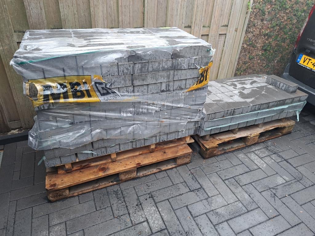 Klinkers 31,5x10,5x8cm Antraciet., Tuin en Terras, Tegels en Klinkers, Ophalen of Verzenden, Nieuw, Beton