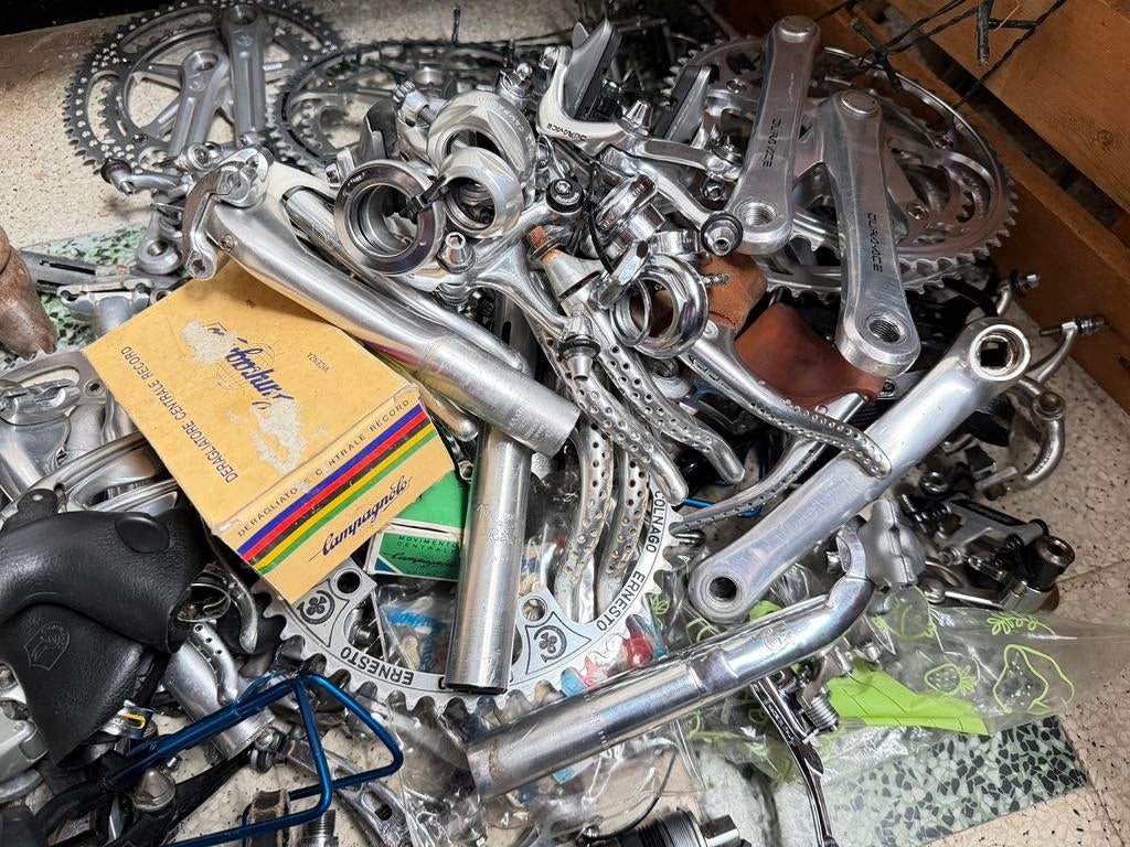 Vintage racefiets onderdelen: Campagnolo/ shimano, galli,.., Ophalen of Verzenden, Zo goed als nieuw