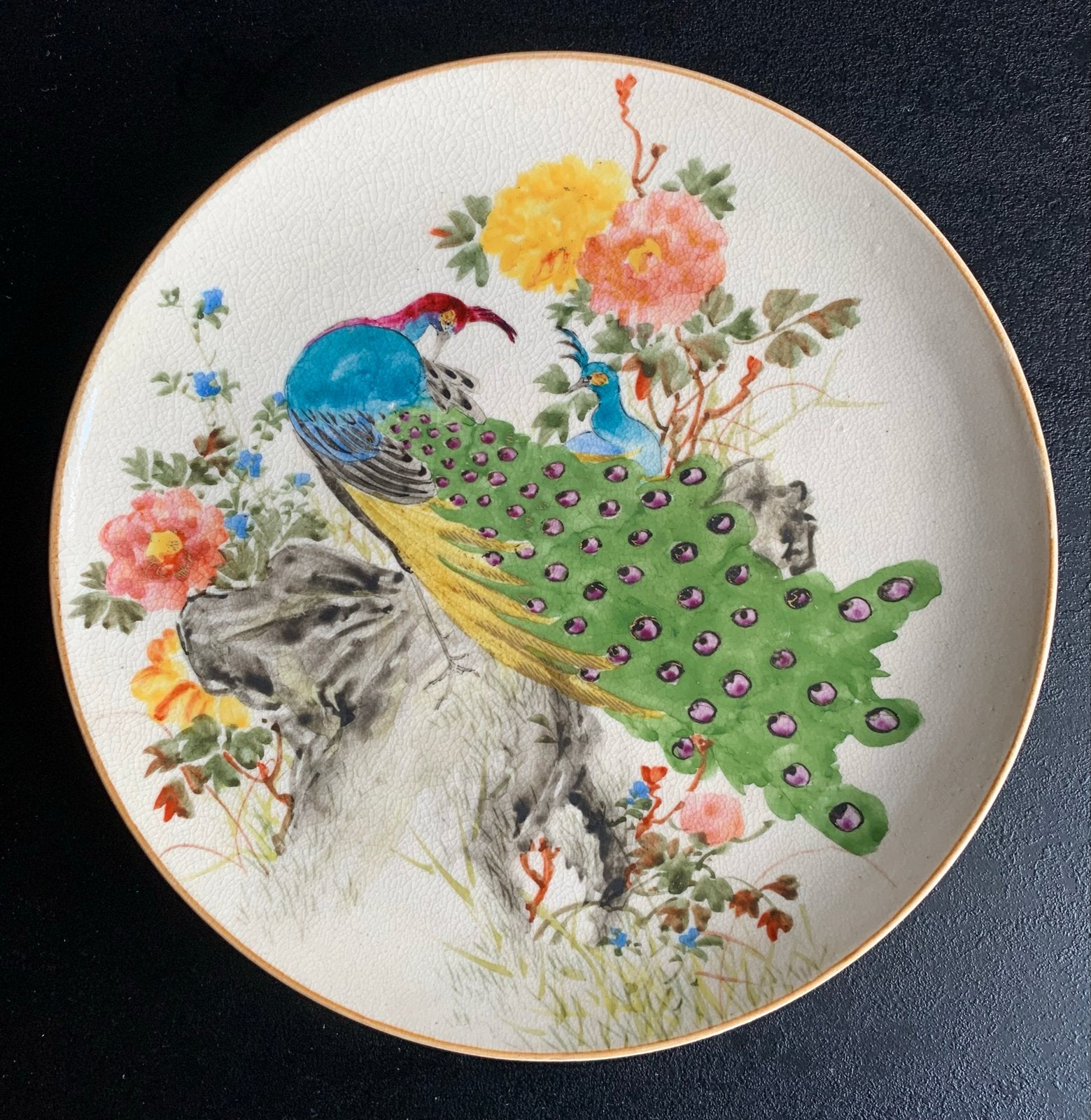 Antieke Japanse Keramische Borden - Koshida Meiji Periode, Antiek en Kunst, Ophalen of Verzenden