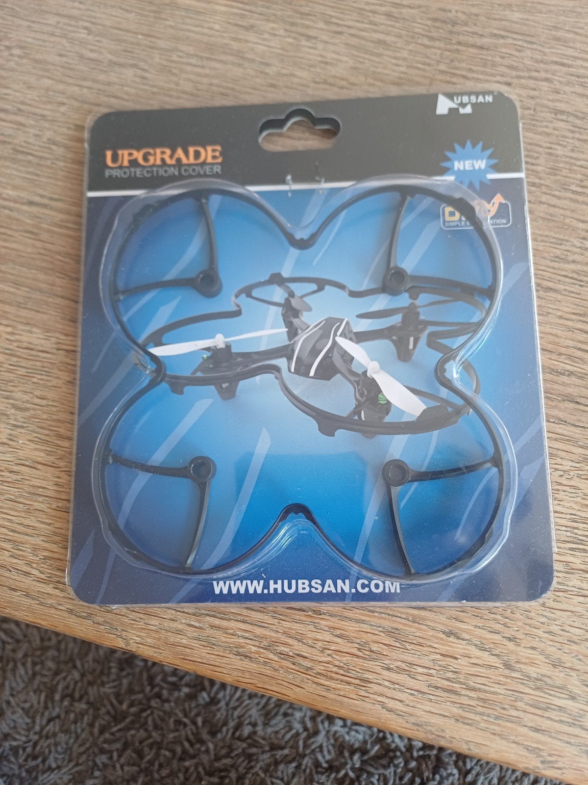 Hubsan X4L Mini Quad Zwarte Beschermhoes, Ophalen of Verzenden, Nieuw, Speelgoeddrone, Hubsan
