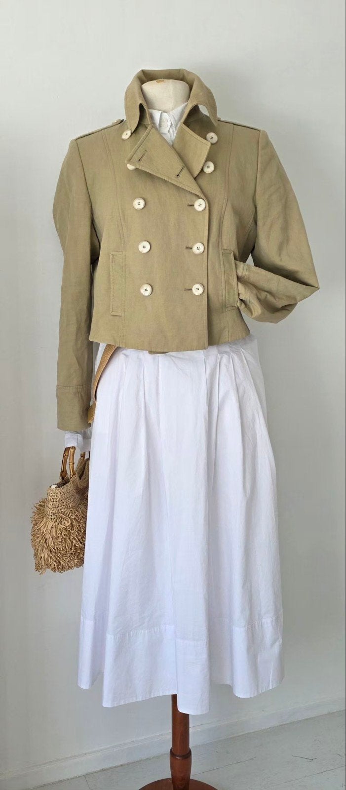 Pauw 4 korte trenchcoat 40/42, Kleding | Dames, Verzenden, Beige, Pauw, Jasje