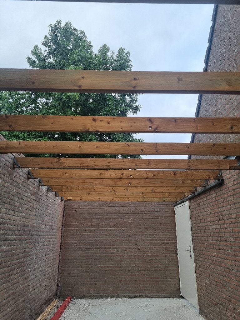 17 vuren balken 50x150 x 3000 mm, Ophalen, Gebruikt, 250 cm of meer, Balken