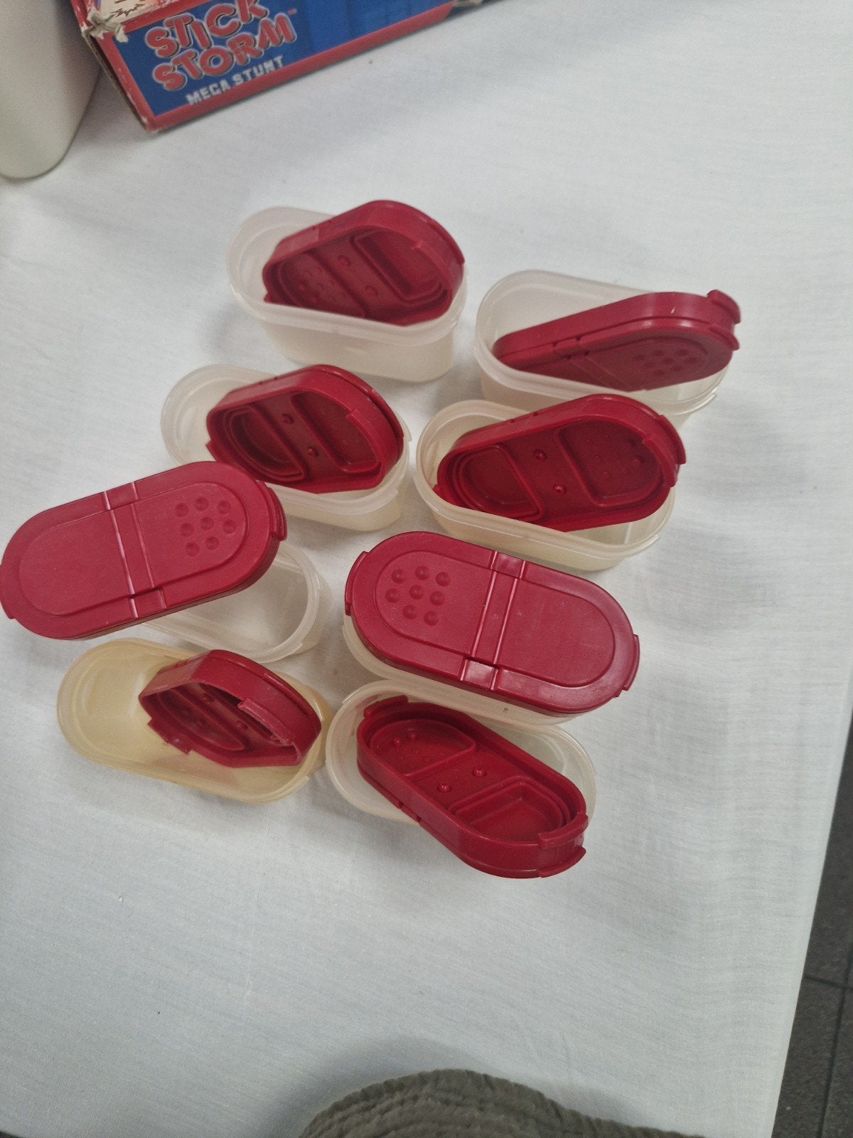 Tupperware Kruidenbakjes - Set van 8, Ophalen of Verzenden, Gebruikt