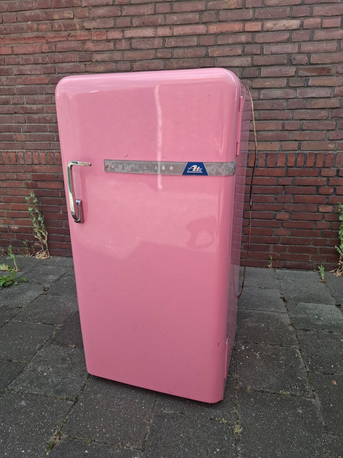 Vintage Amerikaanse koelkast, Ophalen, Gebruikt, 120 tot 140 cm, 200 liter of meer