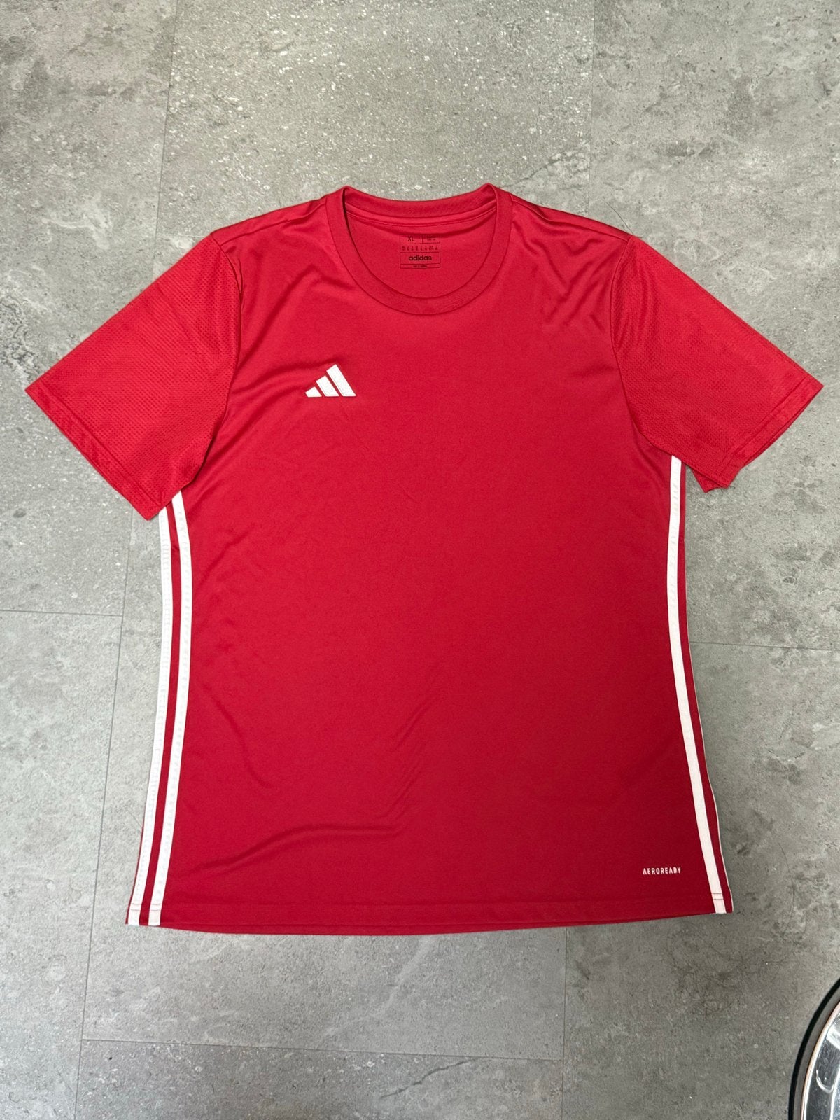 Adidas Aeroready T-shirt Rood Maat XL, Verzenden, Maat 46/48 (XL) of groter, Rood, Fitness of Aerobics