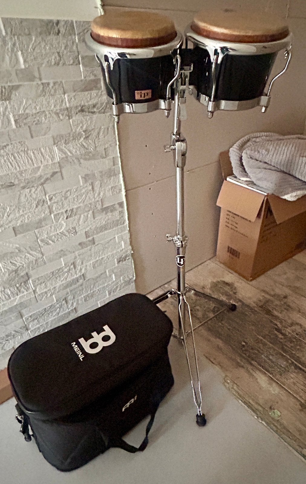 Latin Percussion Fiberglass Bongo set, Ophalen, Gebruikt, Melodische percussie