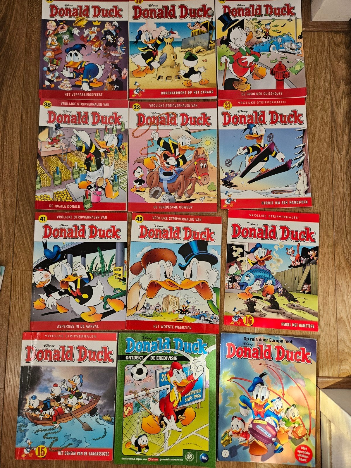 Donald Duck stripboeken collectie - Vrolijke stripverhalen, Meerdere stripboeken, Ophalen, Gelezen, Walt Disney