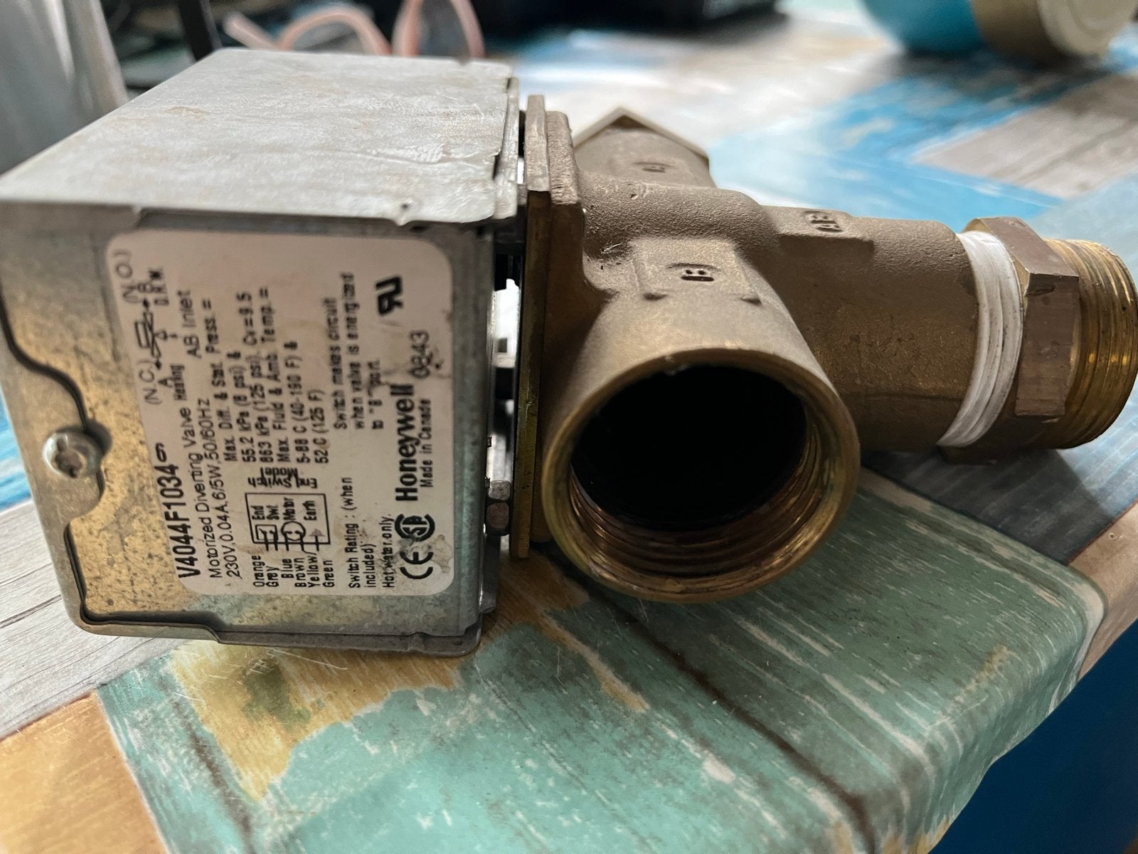 Honeywell V4044F1034 Gemotoriseerde 2 wegklep, Ophalen of Verzenden, Gebruikt, Koper, Overige typen