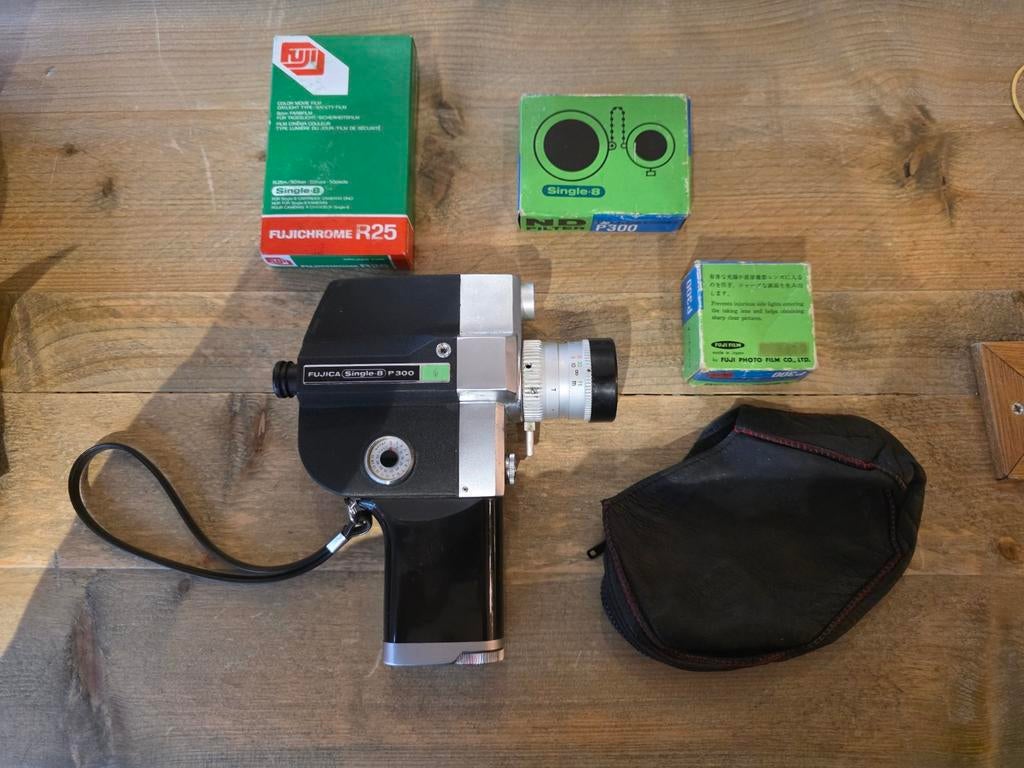 8mm film set. Fujica Single-8 P300, Ophalen of Verzenden, Compact, Overige Merken