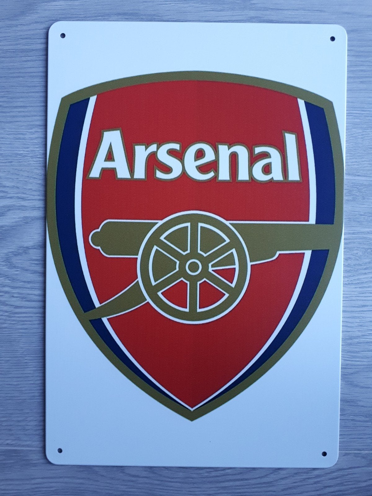 Arsenal 20x30 cm Metalen Reclamebord, Ophalen of Verzenden, Nieuw, Buitenlandse clubs