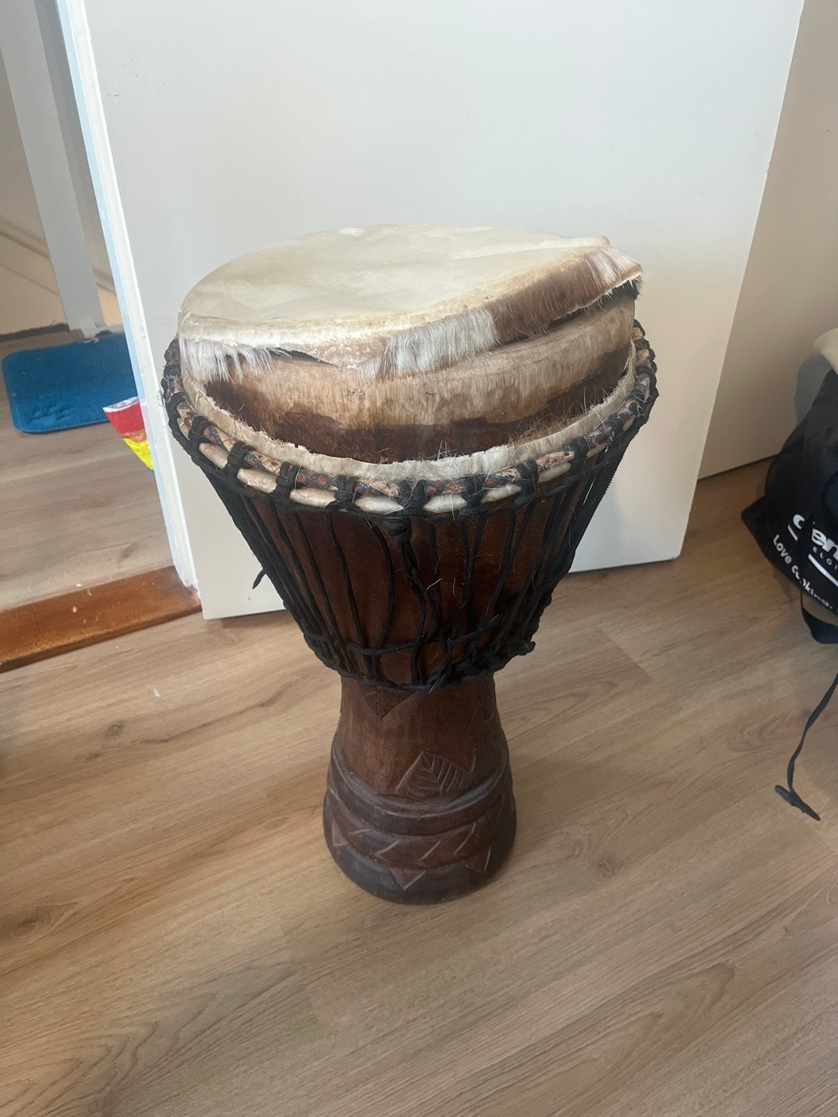 Djembé 65cm - Handgemaakte Afrikaanse Trommel, Ophalen of Verzenden, Gebruikt, Overige merken