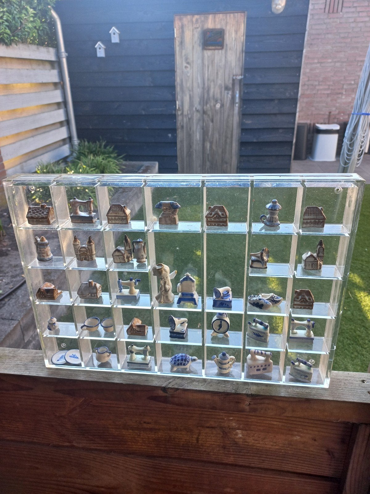 Verzameling van 36 Delfts Blauwe miniatuur beeldjes, Ophalen of Verzenden, Zo goed als nieuw