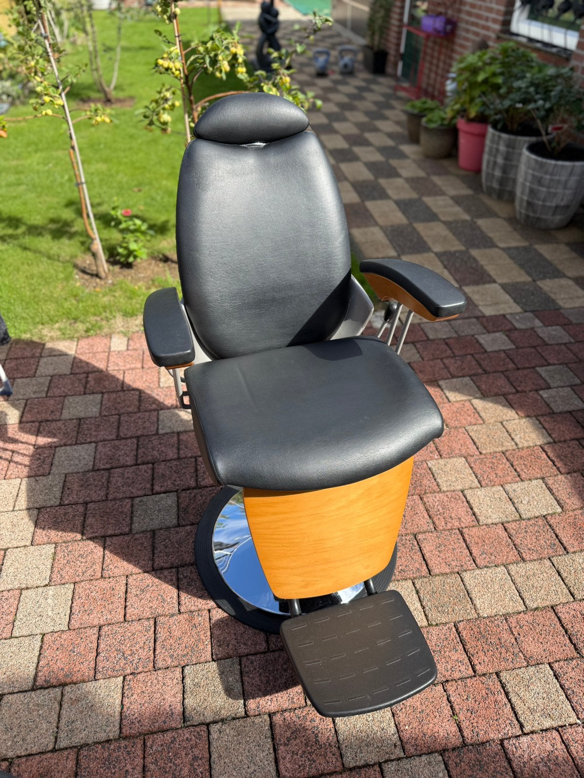 Barber stoel, Ophalen