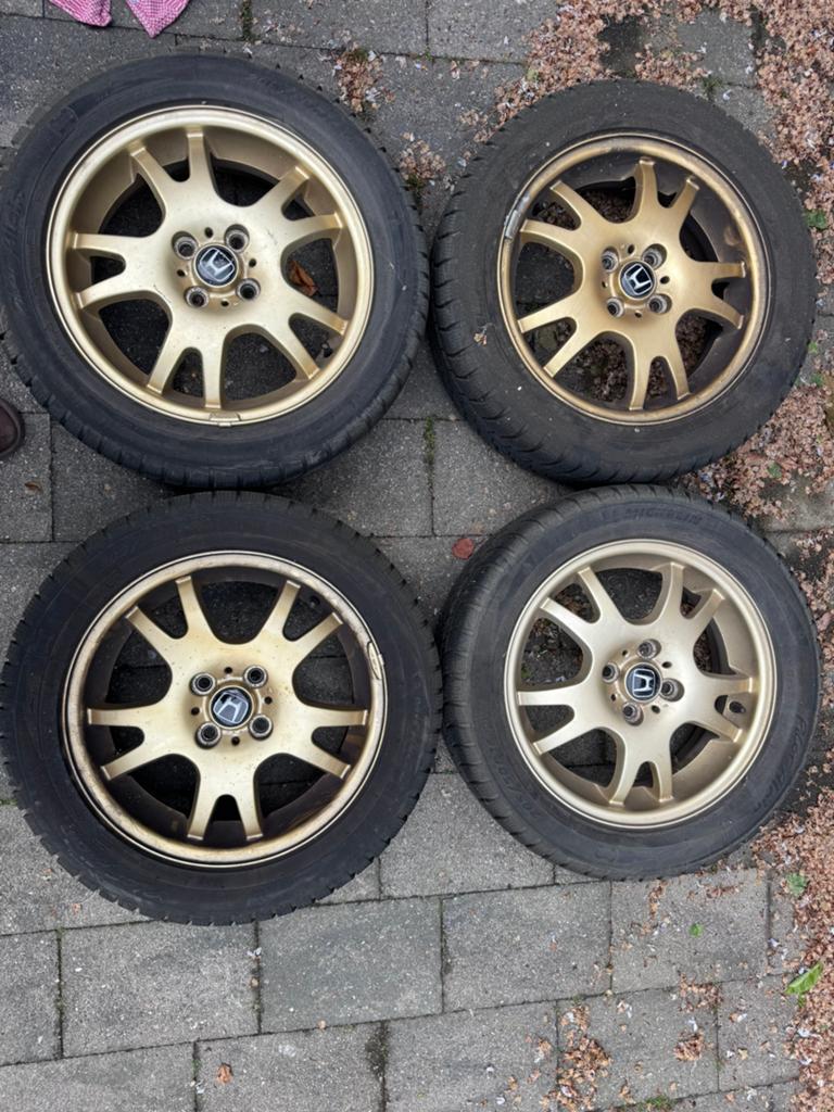 16 inch Velgen met goede banden en goed profiel Honda Civic, Auto-onderdelen, Banden en Velgen, Ophalen, 16 inch, 205 mm, All Season