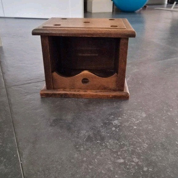 Vintage plantenstandaard/ plantenkrukje met gaten, Ophalen of Verzenden, Halfschaduw, Minder dan 100 cm