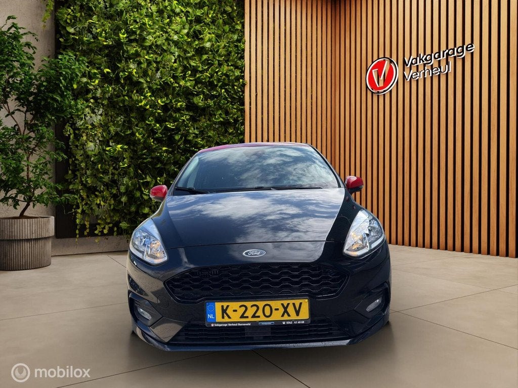 Ford Fiesta 1.0 EcoBoost ST-Line|125Pk|Complete ST-Line!, Euro 6, 1153 kg, Zwart, Handgeschakeld