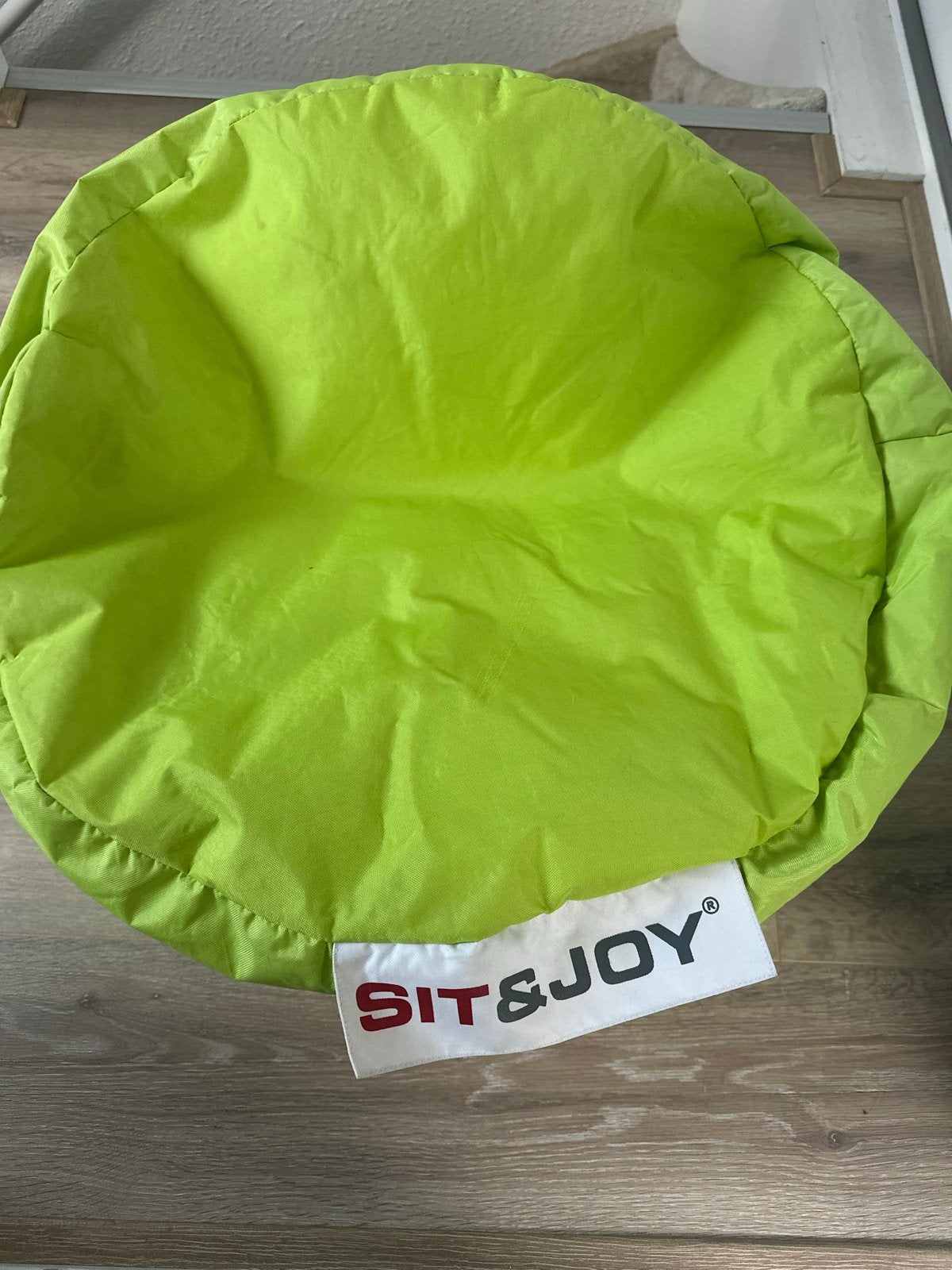 Zitzak/Poef van Sit&Joy, Ophalen, Gebruikt, Groen, Zitzak