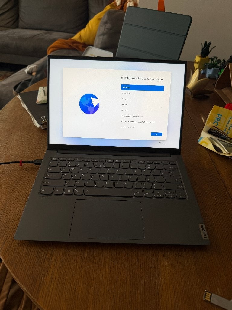 Lenovo Yoga Slim 7 Pro (14ACH5), Nieuw moederbord!, Computers en Software, Windows Laptops, Qwerty, 14 inch, Zo goed als nieuw