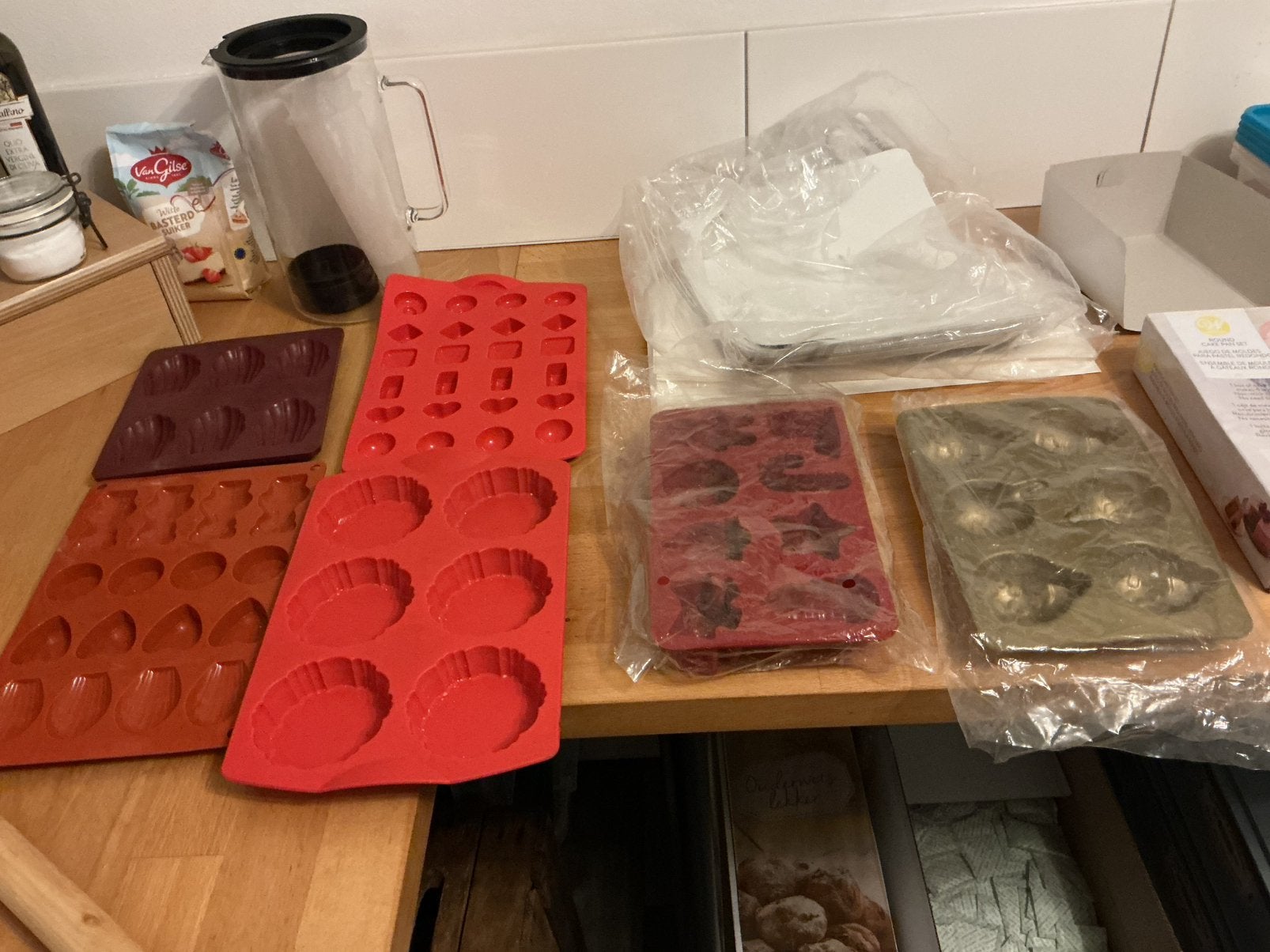 Diversen bakvormen, Ophalen of Verzenden, Zo goed als nieuw, Taarten of Cupcakes, Bakvorm
