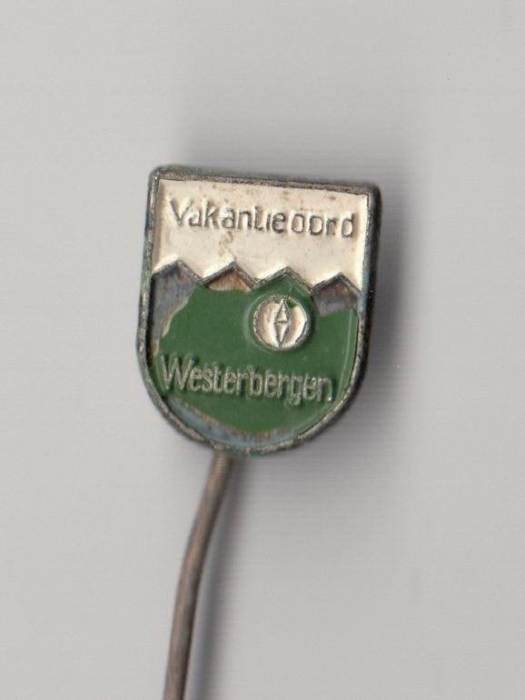 Westerbergen Vacantieoord speldje, Gebruikt, Niet vindbaar, Niet vindbaar, Speldje of Pin
