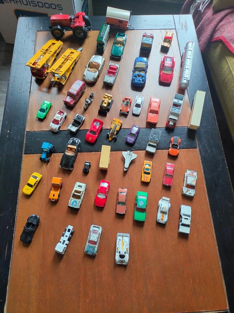 70s-90s Vintage Diecast speelgoed autootjes zolder fonst, Ophalen of Verzenden, Gebruikt
