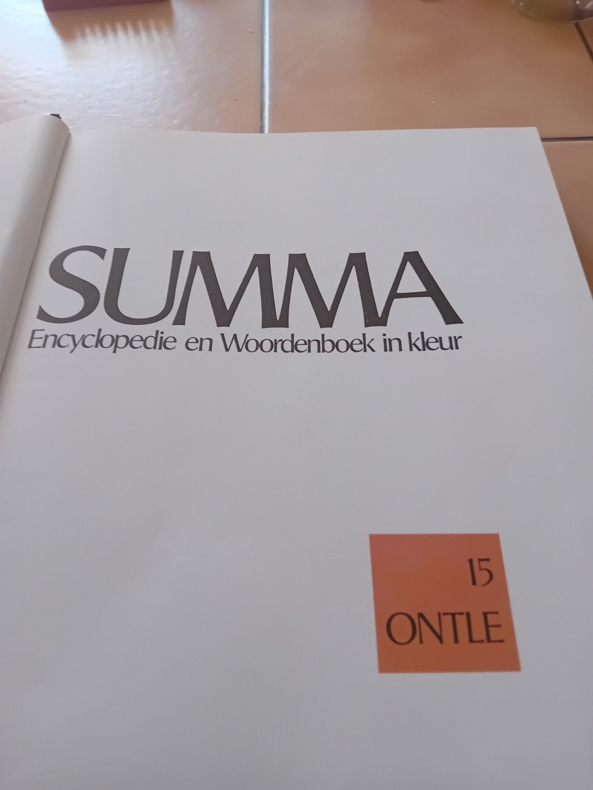 Summa Encyclopedie en Woordenboek in kleur - Deel 15, Complete serie, Nieuw, Algemeen, Ophalen