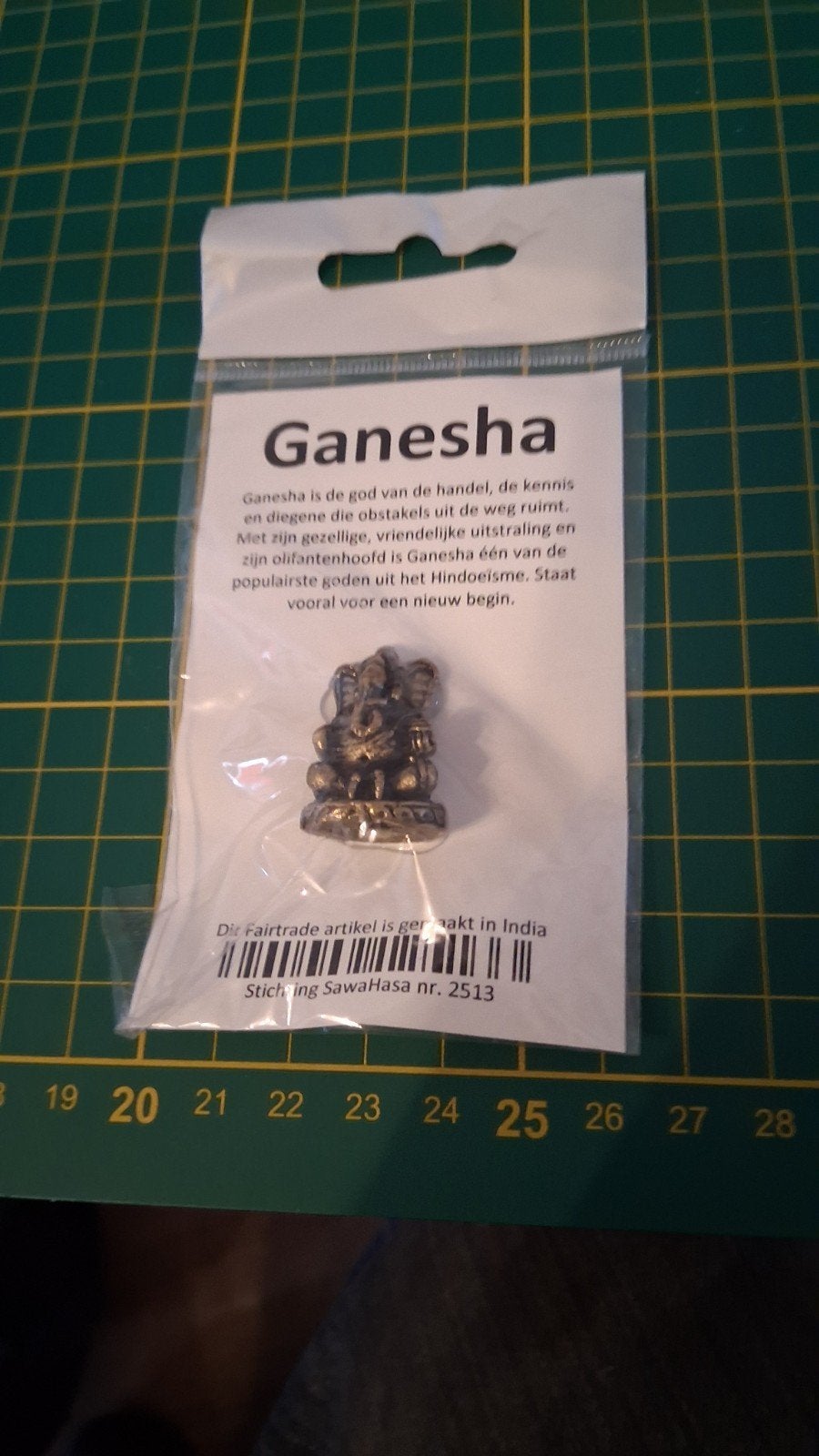 Ganesha beeldje - Fairtrade uit India, Verzenden, Nieuw, Religie