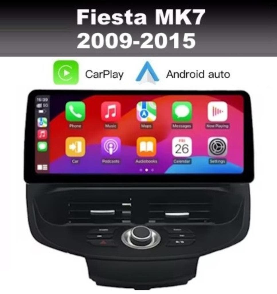 Ford Fiesta 2009-2016 navigatie android 15 apple carplay dab, Auto diversen, Ophalen of Verzenden, Nieuw