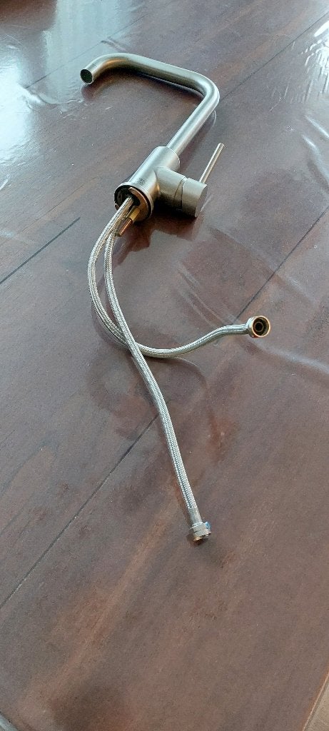 Te Koop Keukenkraan geborsteld, Huis en Inrichting, Keuken | Keukenelementen, Ophalen, Minder dan 50 cm, Overige kleuren, Zo goed als nieuw