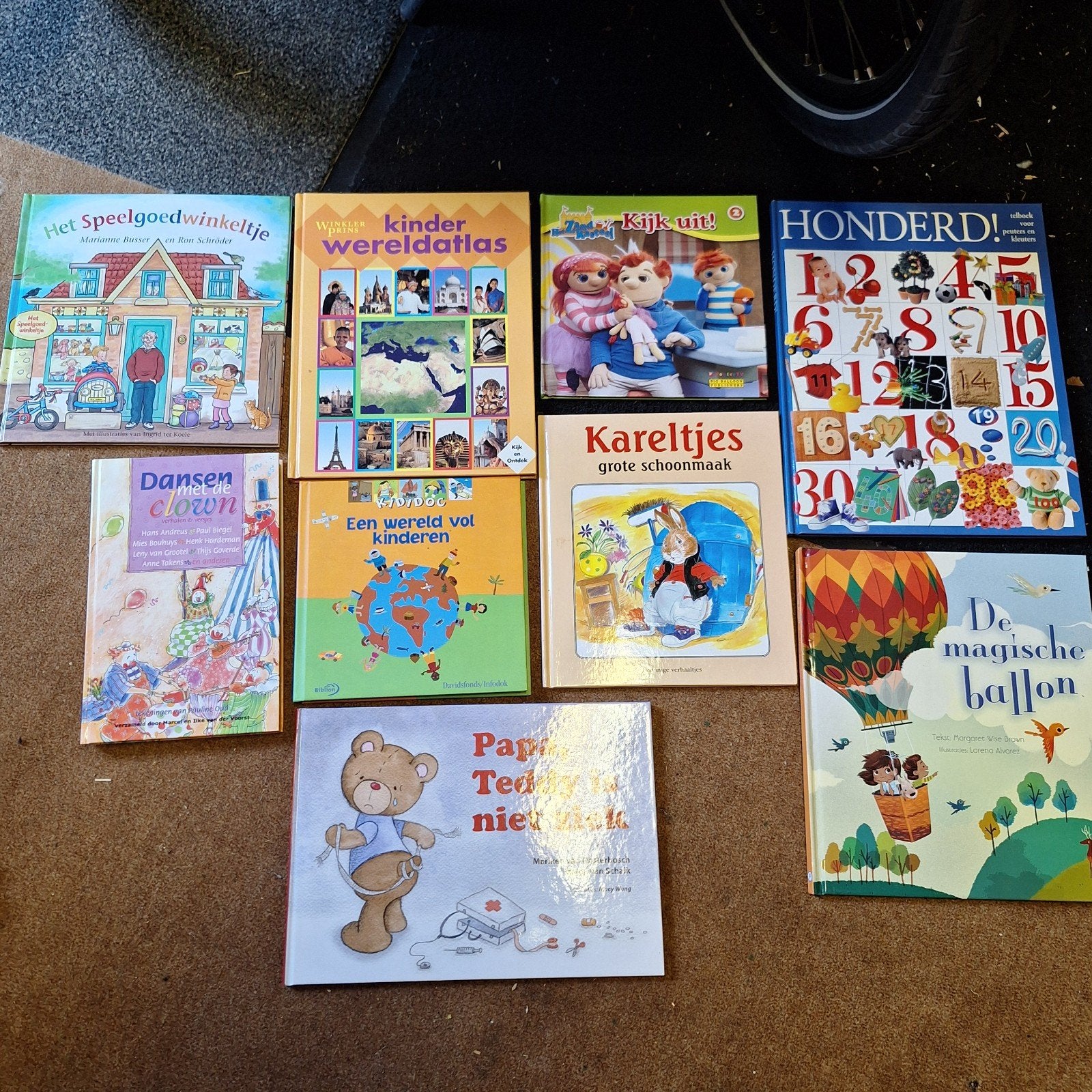 Grote collectie kinderboeken (9 stuks), Ophalen